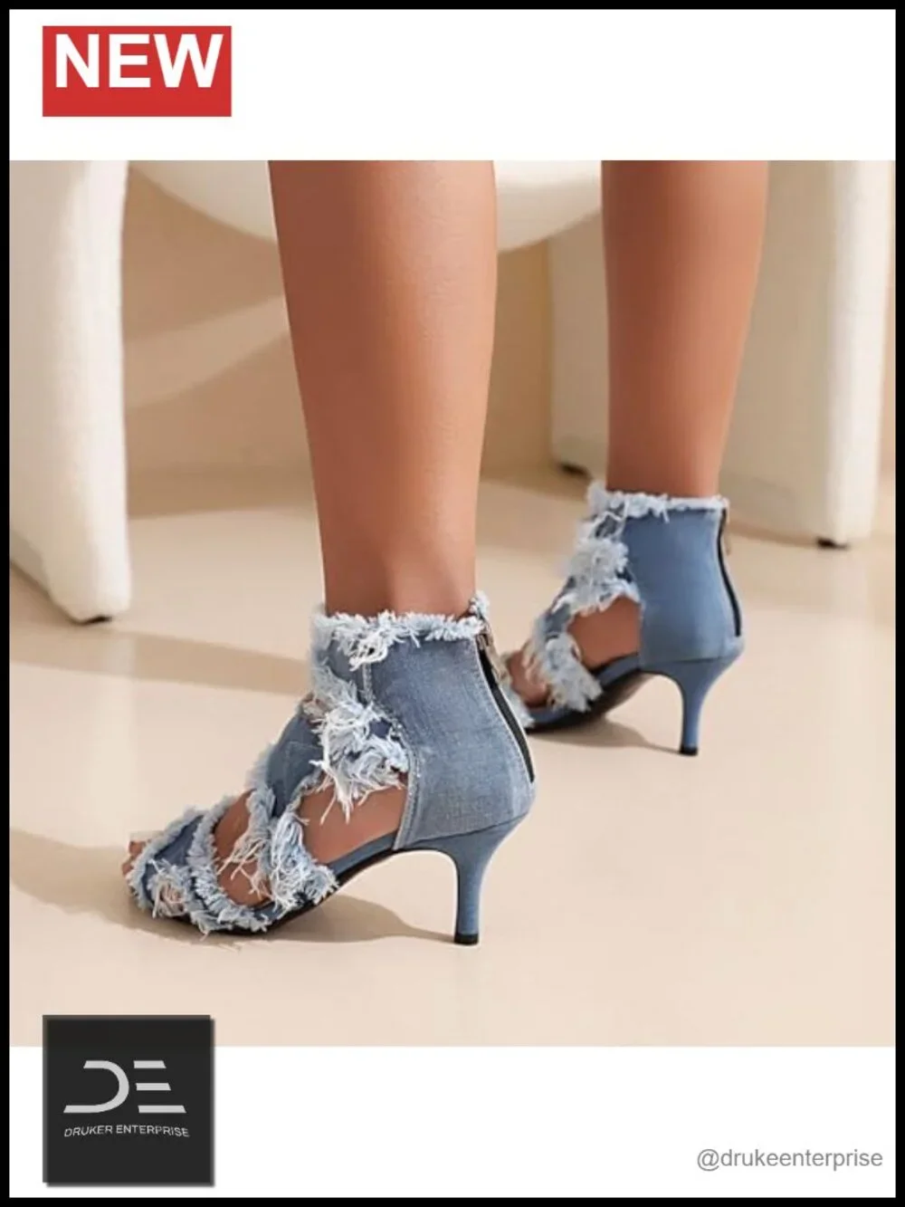 N/A denim patchwork